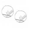 Aros Guess UBE78076 fabricados en acero inoxidable.