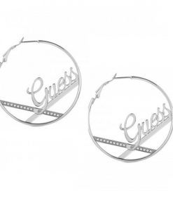 Aros Guess UBE78076 fabricados en acero inoxidable.