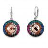 Pendientes en acero y Swaroviski COEUR DE LION 4836-20-1541