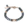 Pulsera de acero y cristal de swarovski Coeur de Lion