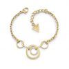 Pulsera Guess de señora UBB29028-S, fabricada en acero con baño de oro amarillo. Joyas GUESS.