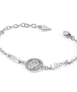 Pulsera para mujer VENUS, de la colección I NEED MY SPACE. Pulsera de acero rodiado Guess UBS29024-S