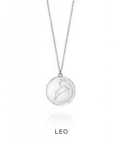 Collar de plata con horóscopo plata LEO Viceroy Jewels 61014C000-38LE