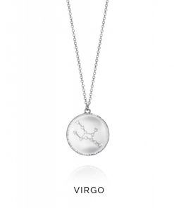 Collar de plata con horóscopo plata VIRGO Viceroy Jewels 61014C000-38V