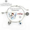 Pulsera de plata ERES LO MÁS Hada de la protección