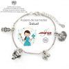 Pulsera de plata ERES LO MÁS Hada de la Salud