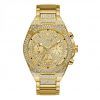 Reloj paras hombre GUESS GW0059G2. Dorado con piedras de Swarovski