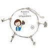 Pulsera de plata de la Limpiadora